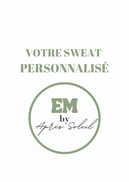 PERSONNALISATION SWEAT